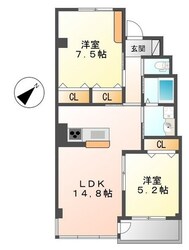 山陽網干駅 徒歩5分 5階の物件間取画像